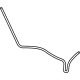 Audi 80A-819-532 Center Panel Seal Audi 80A-819-532 Center Panel Seal