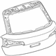 Audi 80A-827-025-E-STL Lift Gate Audi 80A-827-025-E-STL Lift Gate