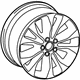 Audi 4F0-601-025-CQ Wheel, Alloy Audi 4F0-601-025-CQ Wheel, Alloy