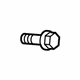 Audi WHT-003-168 Seat Belt Assembly Upper Bolt