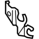 Audi 80A-611-845-H Brake Hose Bracket
