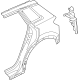 Audi 89A-809-837 Quarter Panel Audi 89A-809-837 Quarter Panel