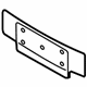 Audi 4E0-807-287-AJ-1RR License Bracket Audi 4E0-807-287-AJ-1RR License Bracket