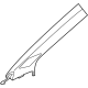 Audi 89A-867-233-C-VU5 Windshield Pillar Trim Audi 89A-867-233-C-VU5 Windshield Pillar Trim