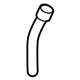 Audi 420-201-389-B Vent Hose Audi 420-201-389-B Vent Hose