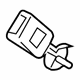 Audi 8R0-857-754-F Buckle End