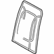 Audi 8E0-881-969-B-QAS Seat Back Panel Audi 8E0-881-969-B-QAS Seat Back Panel