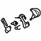 Audi 8H0-898-633-A-3YS Lever Assembly