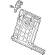 Audi 4K9-885-502-C-QA5 Seat Back Frame Audi 4K9-885-502-C-QA5 Seat Back Frame