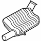 Audi 5Q0-253-409-B Muffler Audi 5Q0-253-409-B Muffler
