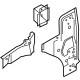 Audi 11A-802-123 Inner Hinge Pillar Audi 11A-802-123 Inner Hinge Pillar