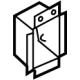 Audi 11A-802-551-A Reinforcement Plate Audi 11A-802-551-A Reinforcement Plate
