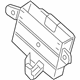 Audi 4KE-907-324 Amplifier Bracket Audi 4KE-907-324 Amplifier Bracket