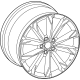 Audi 4K9-601-025-E Wheel, Alloy Audi 4K9-601-025-E Wheel, Alloy