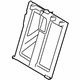 Audi 8P0-885-502-N-87A Seat Back Frame Audi 8P0-885-502-N-87A Seat Back Frame