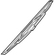 Audi 4M0-955-425-B Wiper Blade