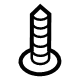 Audi N-906-986-06 Lower Column Cover Retainer Screw Audi N-906-986-06 Lower Column Cover Retainer Screw