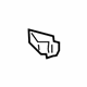 Audi 4L0-853-909-B Lower Molding Clip Audi 4L0-853-909-B Lower Molding Clip