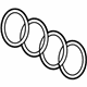 Audi 4L0-853-601-2ZZ Emblem Audi 4L0-853-601-2ZZ Emblem