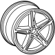 Audi 8W0-601-025-HM Wheel, Alloy Audi 8W0-601-025-HM Wheel, Alloy