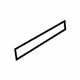 Audi 8P0-831-575 Reinforcement Beam Gasket Audi 8P0-831-575 Reinforcement Beam Gasket