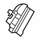 Audi 80A-035-399-B Windshield Pillar Speaker Audi 80A-035-399-B Windshield Pillar Speaker