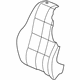 Audi 4G8-881-805-B-CLX Seat Back Cover Audi 4G8-881-805-B-CLX Seat Back Cover