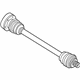 Audi 8A0-501-203-JX Axle Assembly