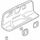 Audi 4E0-867-975-M-9X7 Trunk Lid Trim Audi 4E0-867-975-M-9X7 Trunk Lid Trim