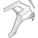 Audi 80A-809-837-C-STL Quarter Panel