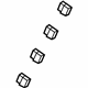 Audi 8H0-845-471-A Windshield Spacer