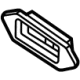 Audi 8W6-853-755 Nameplate Holder Audi 8W6-853-755 Nameplate Holder