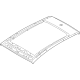 Audi 89E-817-017 Roof Panel Audi 89E-817-017 Roof Panel