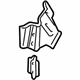 Audi 4D0-809-189-C Reinforcement Audi 4D0-809-189-C Reinforcement