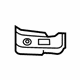 Audi 8W0-810-253 Crossmember Extension Audi 8W0-810-253 Crossmember Extension