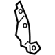 Audi 83A-807-083 Spoiler Bracket Audi 83A-807-083 Spoiler Bracket