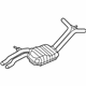 Audi 8R0-253-409-G Center Muffler