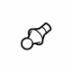 Audi 8Z0-827-439 Support Cylinder Ball Stud Audi 8Z0-827-439 Support Cylinder Ball Stud