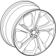 Audi 4M0-601-025-CD Wheel, Alloy Audi 4M0-601-025-CD Wheel, Alloy
