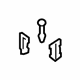 Audi 8V0-898-601-4PK Trim Plate Repair Kit Audi 8V0-898-601-4PK Trim Plate Repair Kit