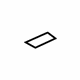 Audi 4F0-881-672-A-01C Track End Cover Cap Audi 4F0-881-672-A-01C Track End Cover Cap