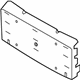 Audi 8S0-807-287-A-1RR License Bracket