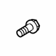 Audi N-107-209-01 Lower Bracket Bolt Audi N-107-209-01 Lower Bracket Bolt