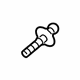 Audi 8J8-827-439 Support Cylinder Ball Stud Audi 8J8-827-439 Support Cylinder Ball Stud