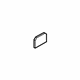 Audi 80A-807-669 Impact Bar Gasket
