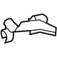 Audi 8T1-871-353 Water Deflector Audi 8T1-871-353 Water Deflector
