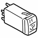 Audi 4D0-941-535-B-B98 Fog Lamp Switch Audi 4D0-941-535-B-B98 Fog Lamp Switch