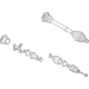 Audi 4N0-407-271-N Axle Assembly Audi 4N0-407-271-N Axle Assembly