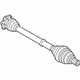 Audi 1K0-407-453-MX Axle Assembly Audi 1K0-407-453-MX Axle Assembly