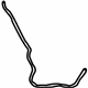Audi 7L6-819-037 Dash Shield Gasket Audi 7L6-819-037 Dash Shield Gasket